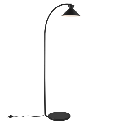 lafabryka.pl Metalowa lampa podłogowa Dial - Nordlux, czarny 2213394003